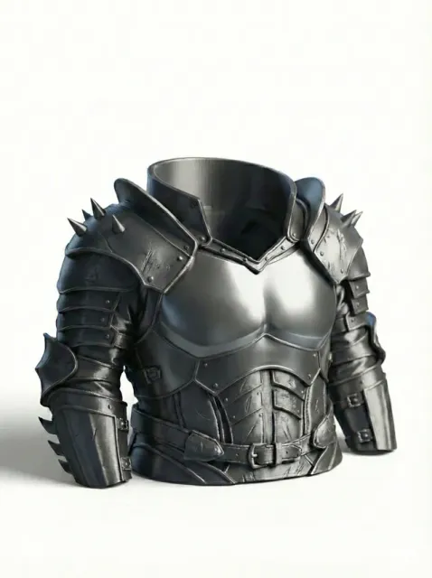 Knight’s Armor Pen Holder – Medieval Desk Guardian — Фото 6 из 9