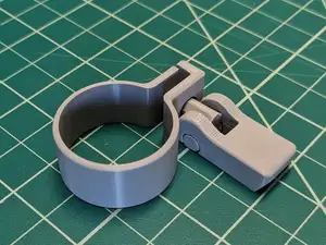 Pipe Clamp - Cam Lock, Print in Place