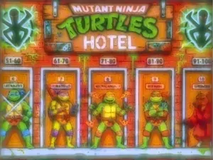 TMNT HOTEL Poster Litho