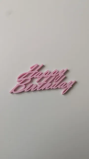 Happy Birthday Cake Topper & Sign — Image 6 of 7