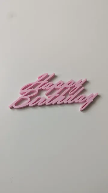 Happy Birthday Cake Topper & Sign — Image 5 of 7