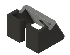 EleTab Dual Monitor Mount Stand Wire Retention Bracket