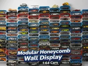 Modular Honeycomb Wall Display 1:64 Cars