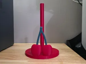 Paper Towel Holder- Cherry- Cute Kitchen Organizer