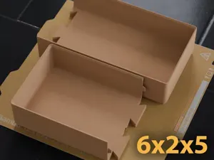 A1 Mini Gridfinity 6x2 Bin (5U) Dovetail Split Fit