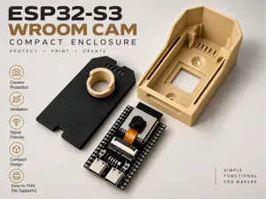 ESP32-S3 WROOM CAM – Compact Enclosure