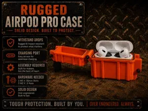 Rugged Airpod Pro 1 & 2 Case