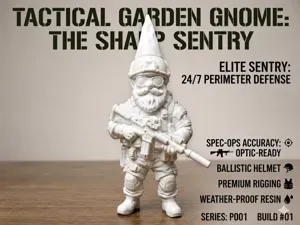 Modern Army Gnome #001