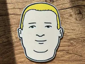 King of the Hill Bobby Magnet (8x3mm magnets)