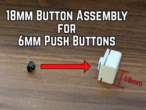 18mm Button Assembly for 6mm Push Buttons