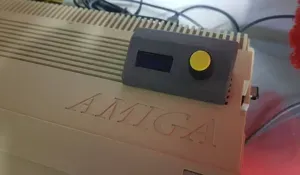 Amiga 500 Gotek Oled display rotary encoder