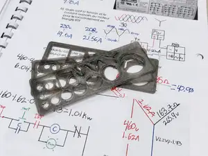 Règle stencil pour plans électriques