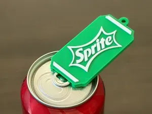 Sprite Soda Can Tab Opener Keychain