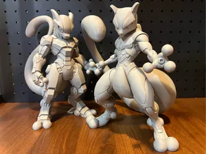Mecha Pokemon Series — Bio-Mecha Mewtwo Statue