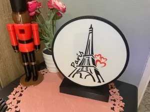 LED Ring Lamp Lightbox Paris V3 / LED Lantern
