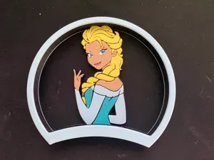 Elsa (Frozen) Disney Ears for 5 magnet headband