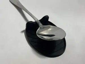 Kitchen Spoon Rest with Drip Grooves