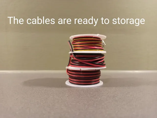 Cable Spool – 3D-Printable Cable Winding Reel — Image 7 of 7