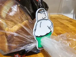 Peter Griffin Butt Bread Clip – Bag Closure