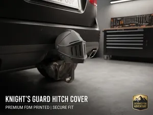 Knight Helmet Towbar Cover Trailer Hitch Cap