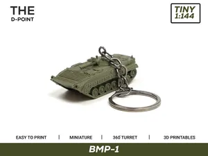 Russian BMP-1 Mini Tank Keychain | 1:144 Scale