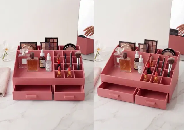 Minimalist Makeup Organizer with Drawers — Image 3 of 6