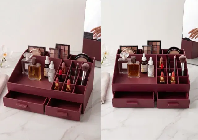 Minimalist Makeup Organizer with Drawers — Image 2 of 6