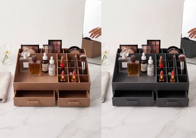 Minimalist Makeup Organizer with Drawers — Image 5 of 6