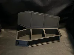 Large 200mmm Divided Coffin Organizer & Candy Dish