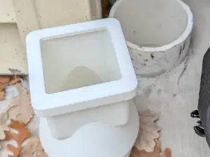 Square Rain Gutter Downspout Adapter