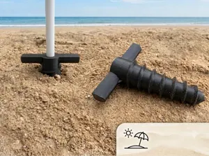 Heavy-Duty Sand Auger – Beach Umbrella Anchor