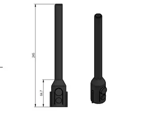 Dyson Duese - Quick Release - V7-V15 DM18x245mm
