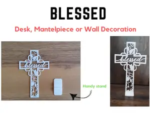 Blessed Cross - Desk, Mantelpiece or wall decor