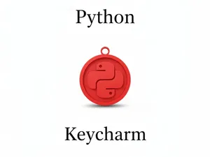 Python Logo Keychain – A Must-Have for Programmers