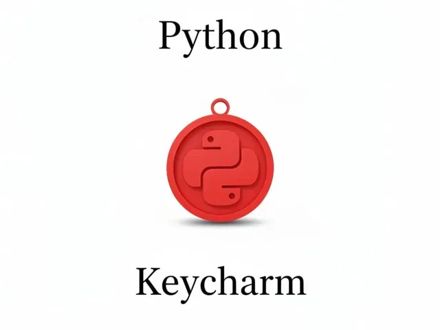 Python Logo Keychain – A Must-Have for Programmers