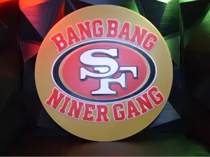 San Francisco 49ers 3D Wall Art