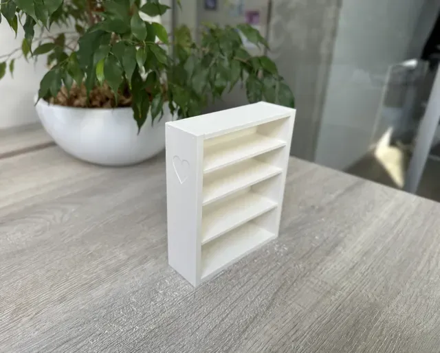 Modern Mini Shoe Rack | Doll Shelf (1:6 Scale) — Image 3 of 7