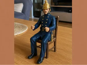 Historic Firefighter 1890 – Seated Figure