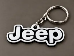 Jeep Keychain – Two-Color Logo