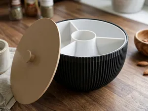 Ribbed Bowl V2 - Pistachio, nuts, etc.
