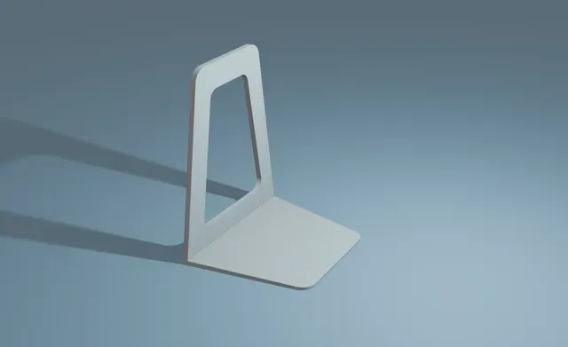 Minimalistic Book Stand / Bookend / Buchstütze