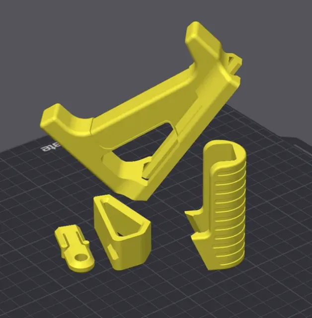 Angled Picatinny Barrel Foregrip - No Hardware — Фото 16 из 16