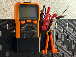 IKEA SKADIS Multimeter Holder – Workshop Organizer