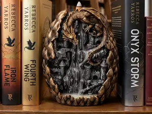Smoking Dragon Egg Incense Waterfall & Bookend