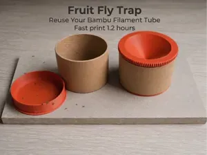 Fruit Fly Trap – Reuse Your Bambu Filament Tube