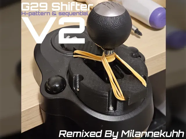 V2 G29/G920/G923 shifter H-pattern & sequential