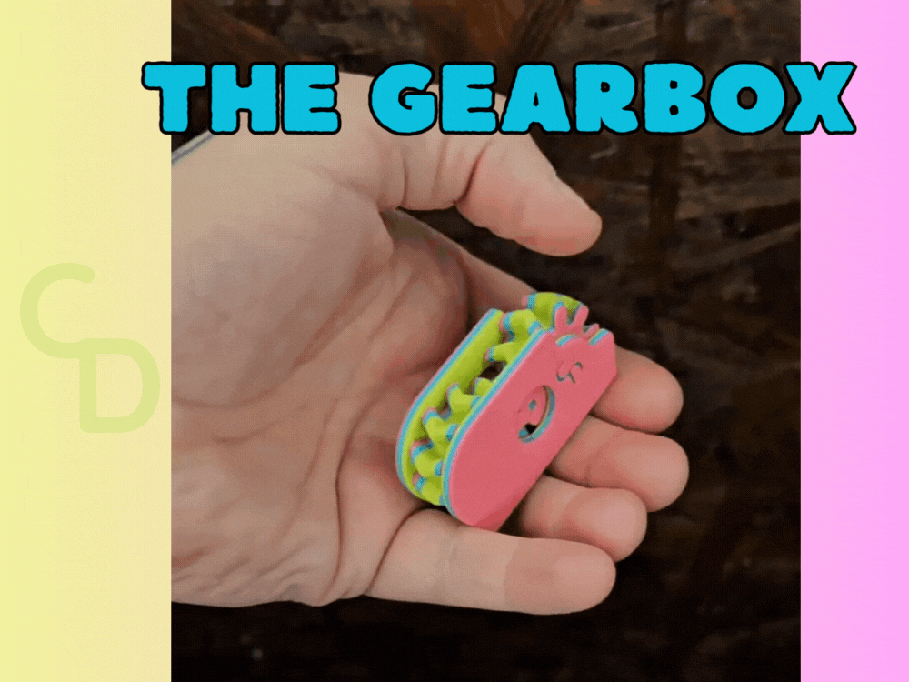 The Gearbox / Helix Fidget toy gears spinner