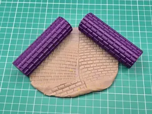 Brick Wall Texture Roller Rolling Clay Fondant