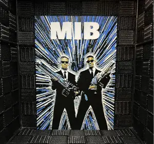 Hueforge Movie Poster - Men In Black -