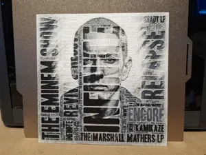 Eminem double exposure album covers - hueforge